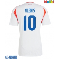 Čile Alexis Sanchez #10 Gostujuci Dres Copa America 2024 Kratak Rukav